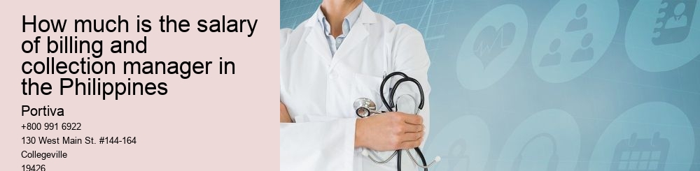 How much is the salary of billing and collection manager in the Philippines