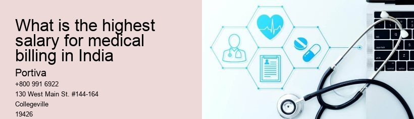 What is the highest salary for medical billing in India